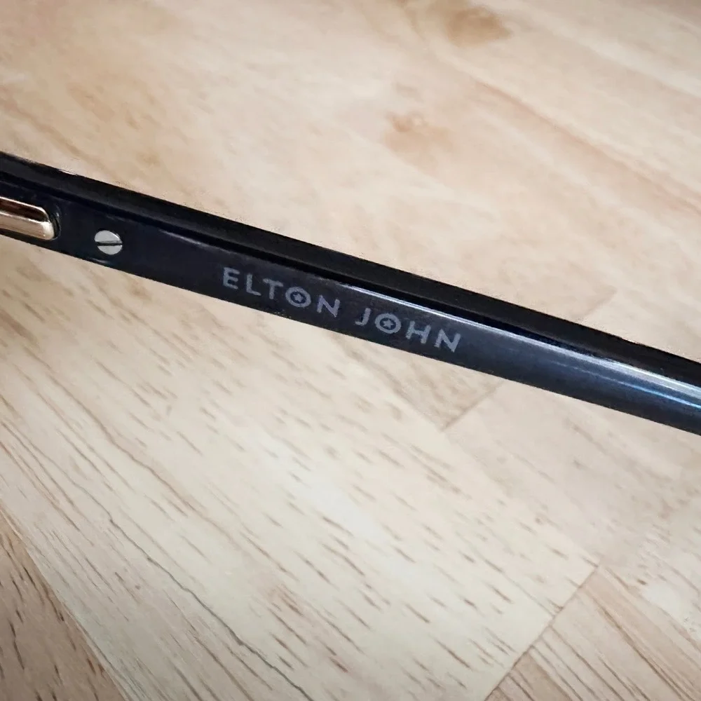Elton John Prodigy Blue Gradient Eyeglass‎ Frames 49-21-145 Case Cloth Lenses